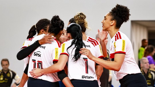 Sesc-Flamengo vence Fluminense na Copa Super Vôlei
