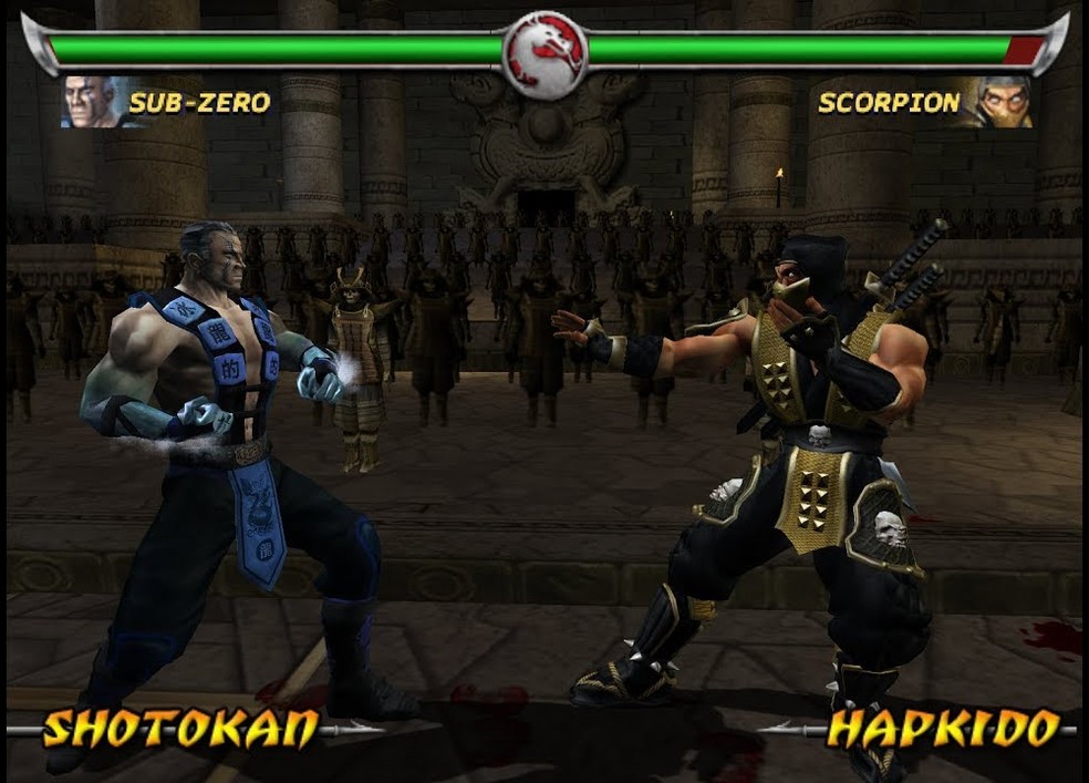 Sub-Zero e Scorpion no Mortal Kombat: Deadly Alliance — Foto: Reprodução/MK Dealy Alliance