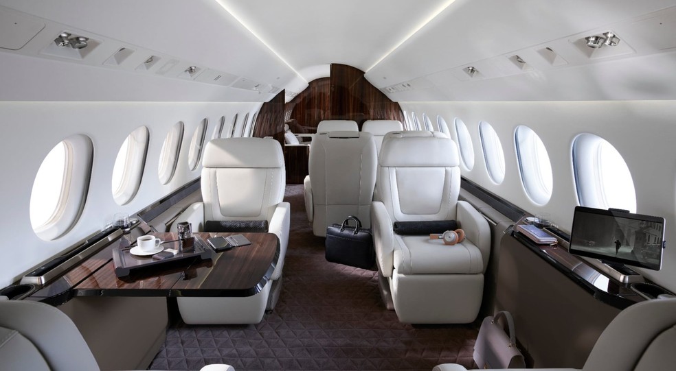 Max Verstappen adquiere un nuevo jet por R$ 262 millones — Foto: Disclosure/Dassault Falcon