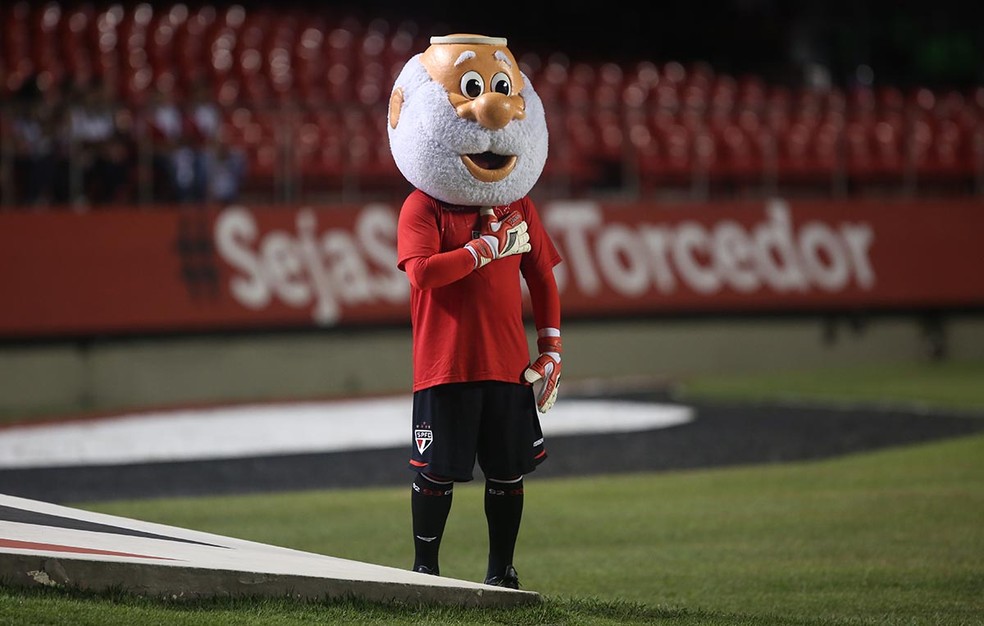Mascote do São Paulo — Foto: Rubens Chiri / saopaulofc.net