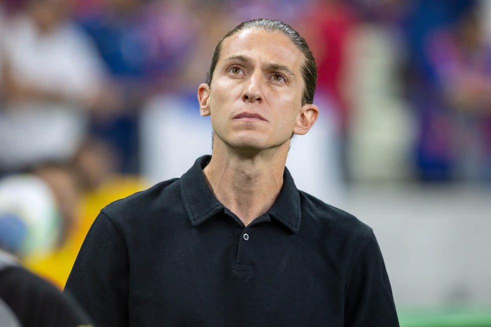 Filipe Luís durante Fortaleza x Flamengo — Foto: Baggio Rodrigues / AGIF
