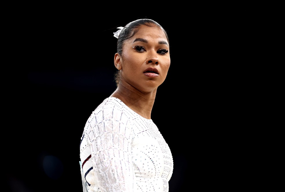 Jordan Chiles em Paris 2024 — Foto: Naomi Baker/Getty Images