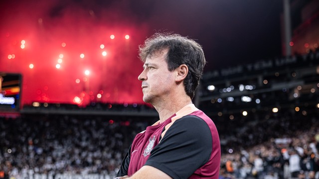 Fernando Diniz em Corinthians x Peñarol