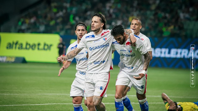Lucas Crispim em Palmeiras x Fortaleza