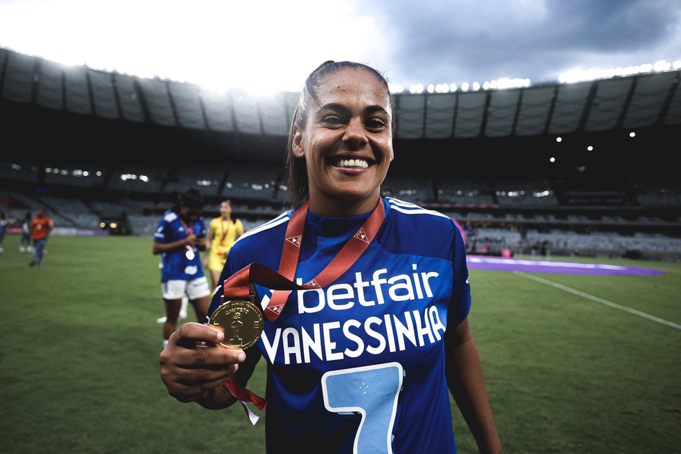 Cruzeiro x América-MG; Vanessinha — Foto: Gustavo Martins/ Cruzeiro