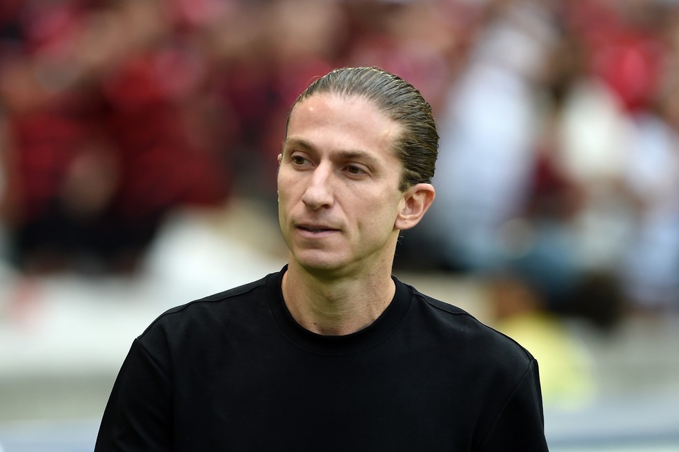 Filipe Lus em Flamengo 1 x 1 Grmio, no Brasileiro 2025  Foto: Alexandre Duro