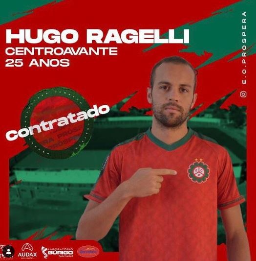 Hugo Ragelli e mais três reforçam Próspera, que anuncia renovações | Ge