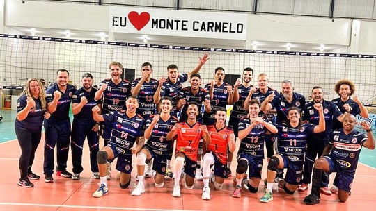 Monte Carmelo vira sobre Montes Claros e vence a primeira no Mineiroroleta betpixvôlei masculino