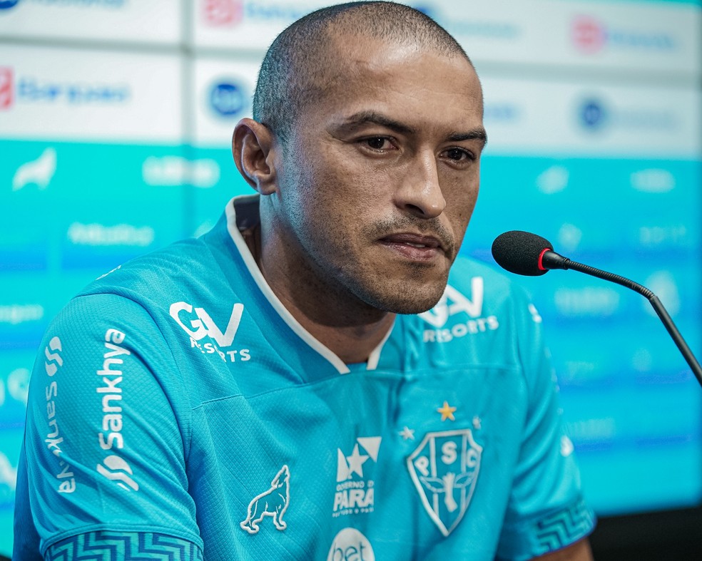 Nino Paraíba teve curta passagem pelo Paysandu — Foto: Jorge Luís Totti/Paysandu