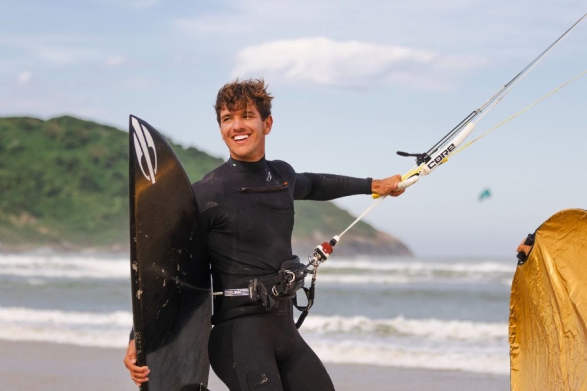 Gabriel Benetton fecha temporada com título brasileiro e vice-campeonato mundial de kitesurf