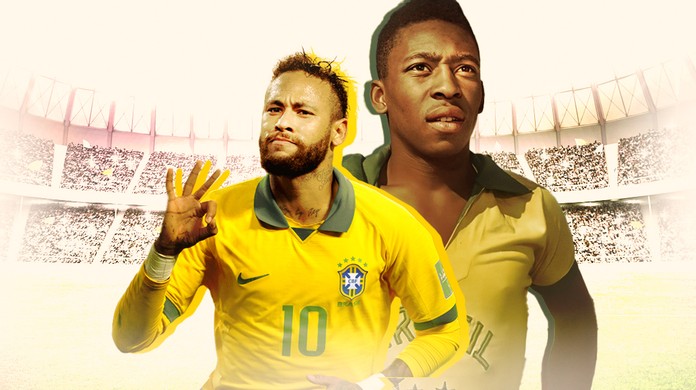 Em imagens geradas por IA, Neymar e Pelé viram personagens do