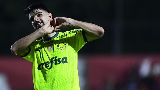 López vira artilheiro do Paulistão: "É o ano que me sinto melhor no Palmeiras" - Foto: (Marcos Ribolli)