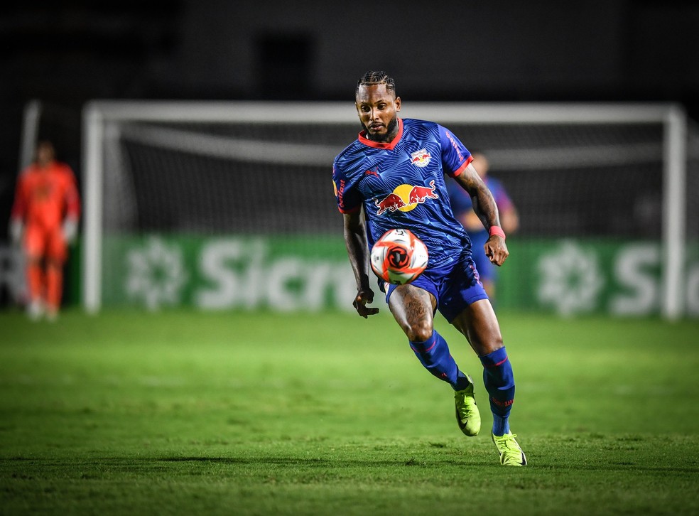 Fernando, atacante do Bragantino — Foto: Ari Ferreira/Red Bull Bragantino