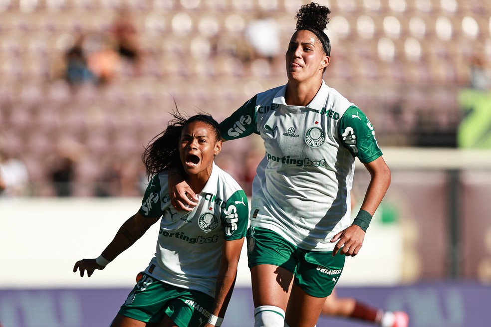 Palmeiras festeja na final da Copa do Brasil em Araraquara — Foto: Rebeca Reis/Staff Images Woman/CBF