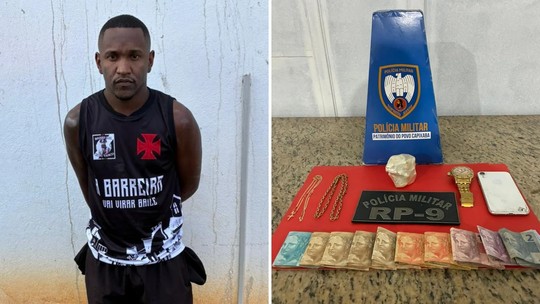 Três meses após sair da prisão, ex-Vasco é novamente detido por tráfico de drogas