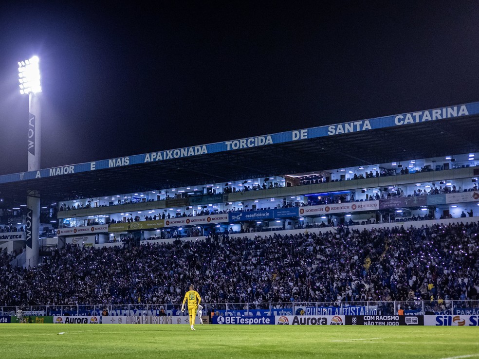 Torcida do Avaí na Copa Sul-Sudeste