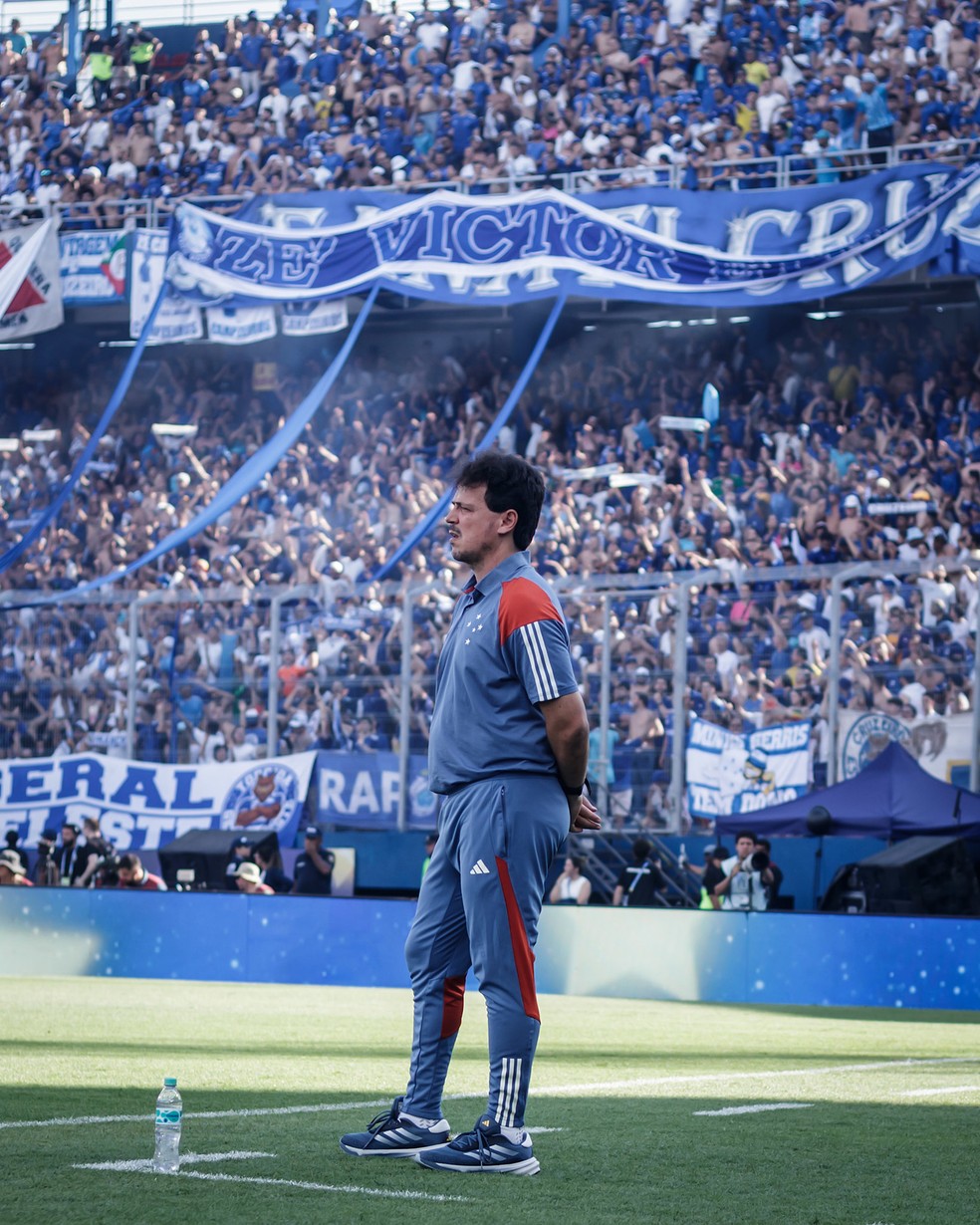 Diniz em Cruzeiro x Racing — Foto: Gustavo Aleixo/Cruzeiro