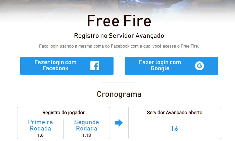 Free Fire: Servidor Avançado de janeiro; como baixar APK e se