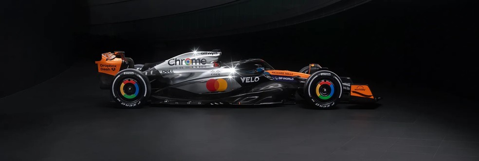 McLaren revela pintura especial para o GP da Inglaterra da F1 em 2025 — Foto: Divulgação