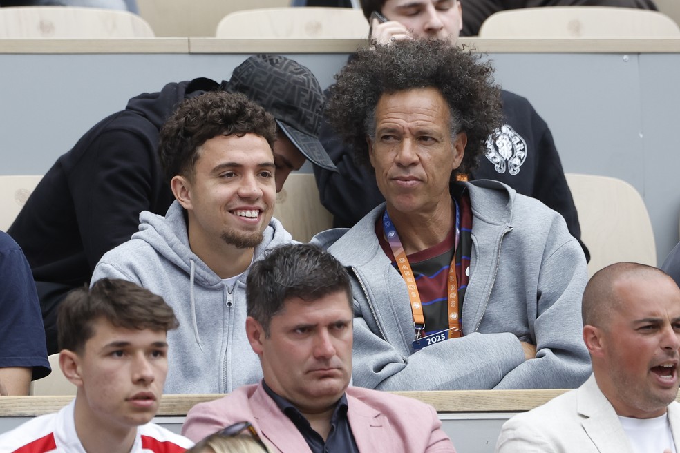 Neil El Aynaoui com o pai Younes El Aynaoui