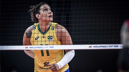 Suspensa das quadras, campeã olímpica Tandara anuncia aposentadoria do vôlei - Foto: (FIVB)
