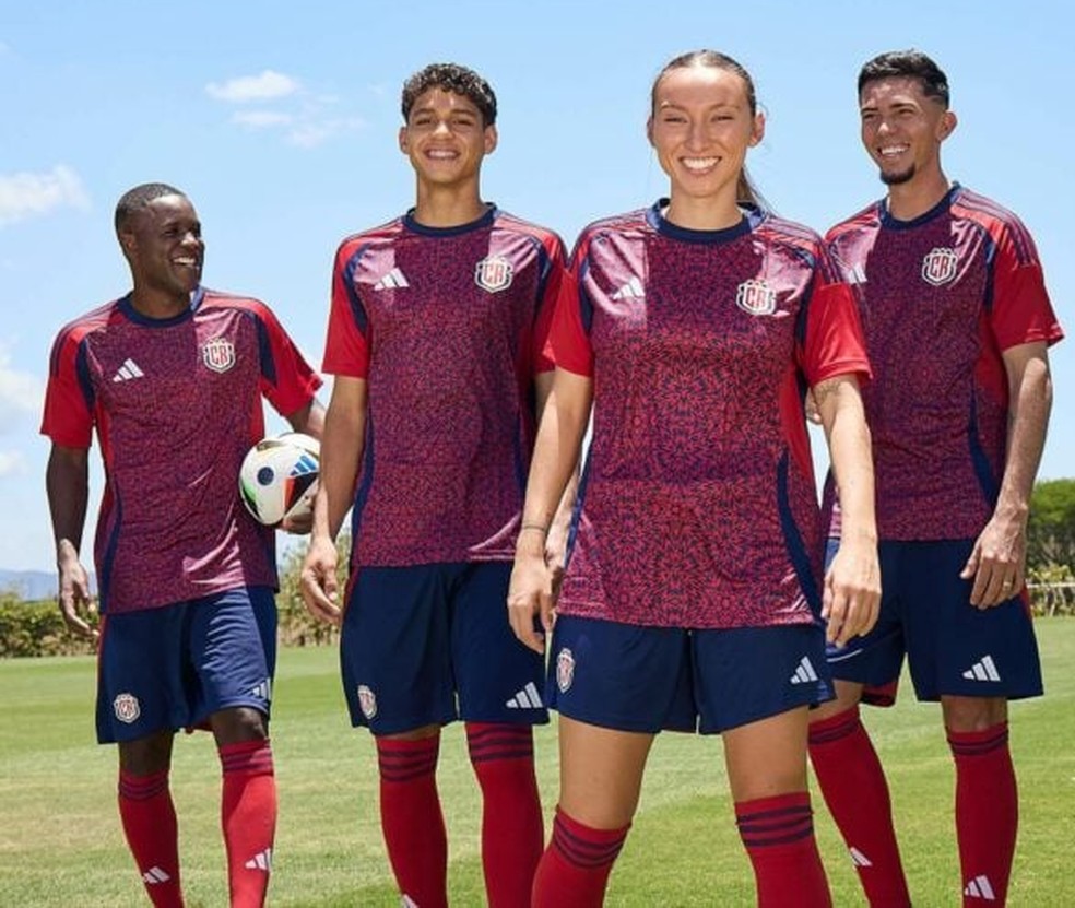 Camisa da Costa Rica — Foto: Divulgação/Adidas