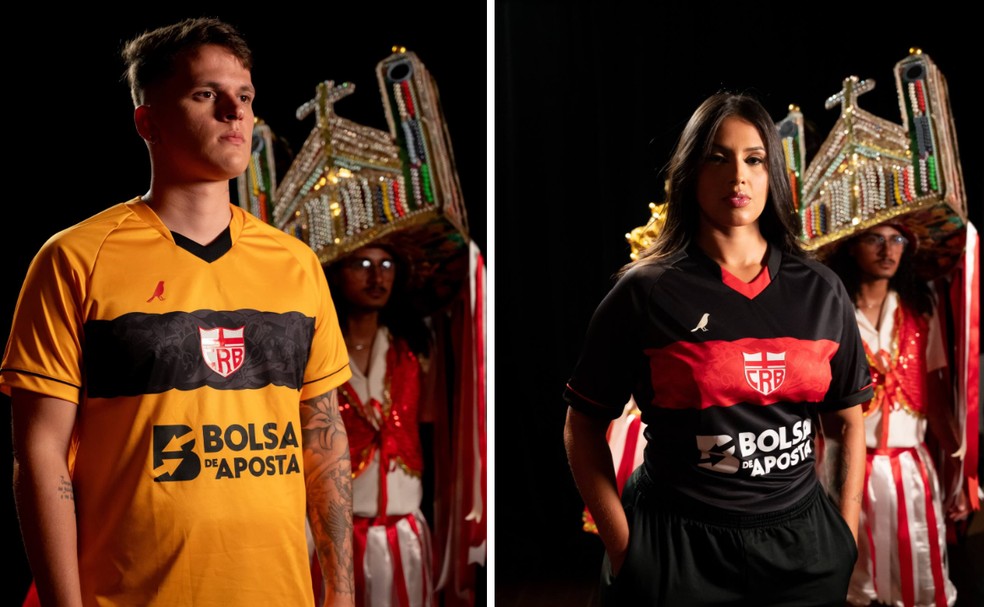 Camisas de goleiros do CRB na linha 2026 — Foto: Francisco Cedrim/ASCOM CRB