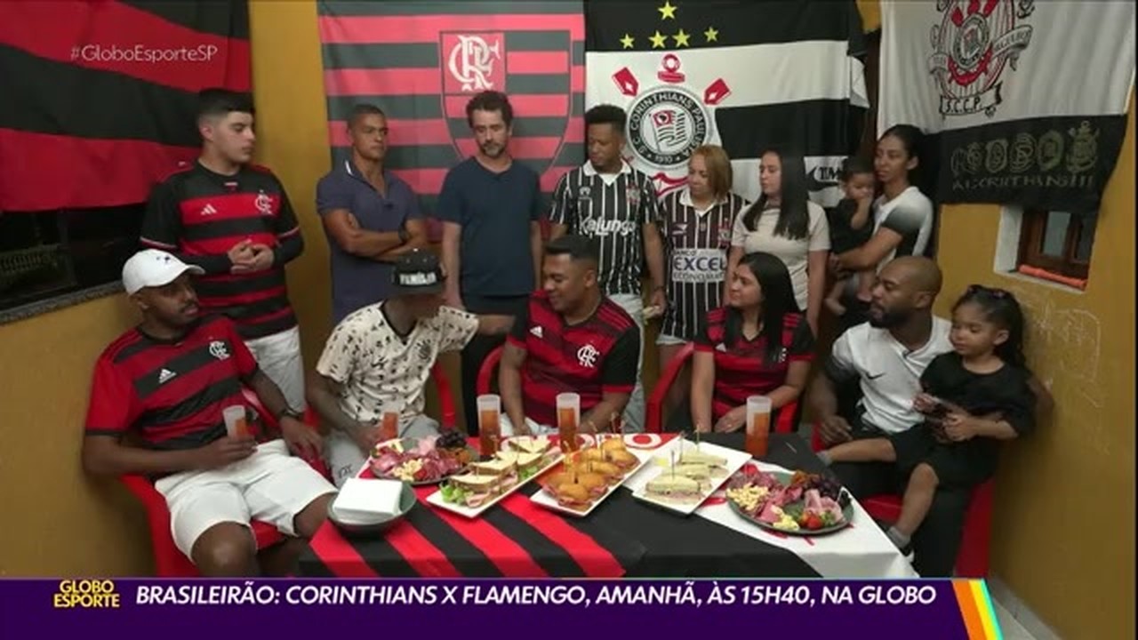 Esquenta do GE: torcedores7games apk e appCorinthians e Flamengo se preparam para clássico no Brasileirão