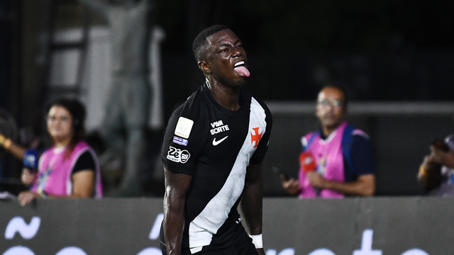 Vasco x Corinthians - Marino  Jogador do  Vasco, comemora seu gol durante partida contra o Corinthians, pelo Campeonato Brasileiro  2026