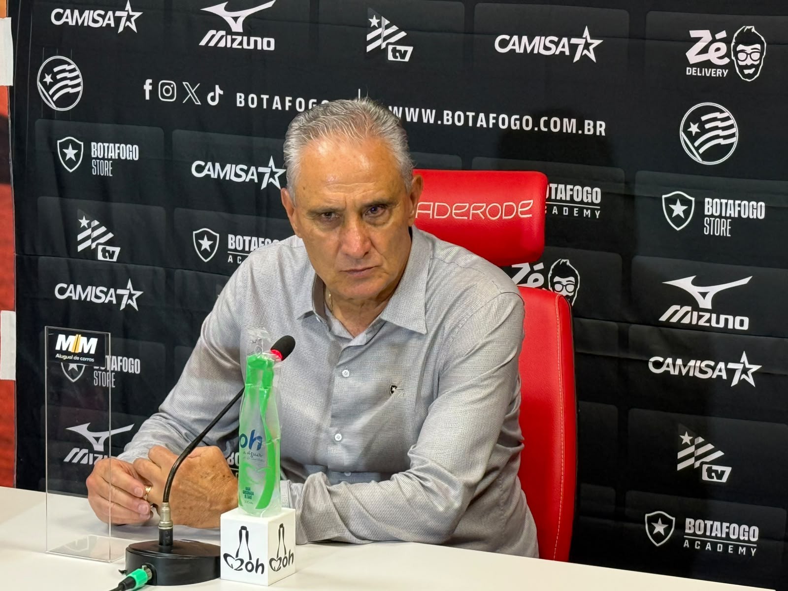 Tite aponta derrota justa do Botafogo: "Temos que nos tornar uma equipe mais competitiva"