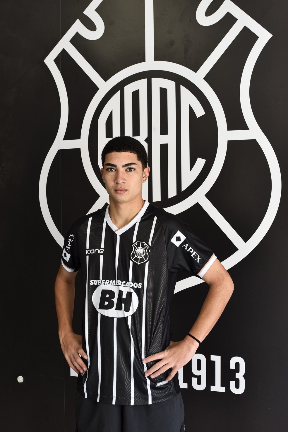 Breno Melo, meia do Rio Branco-ES — Foto: Laila Pecorari/Rio Branco SAF