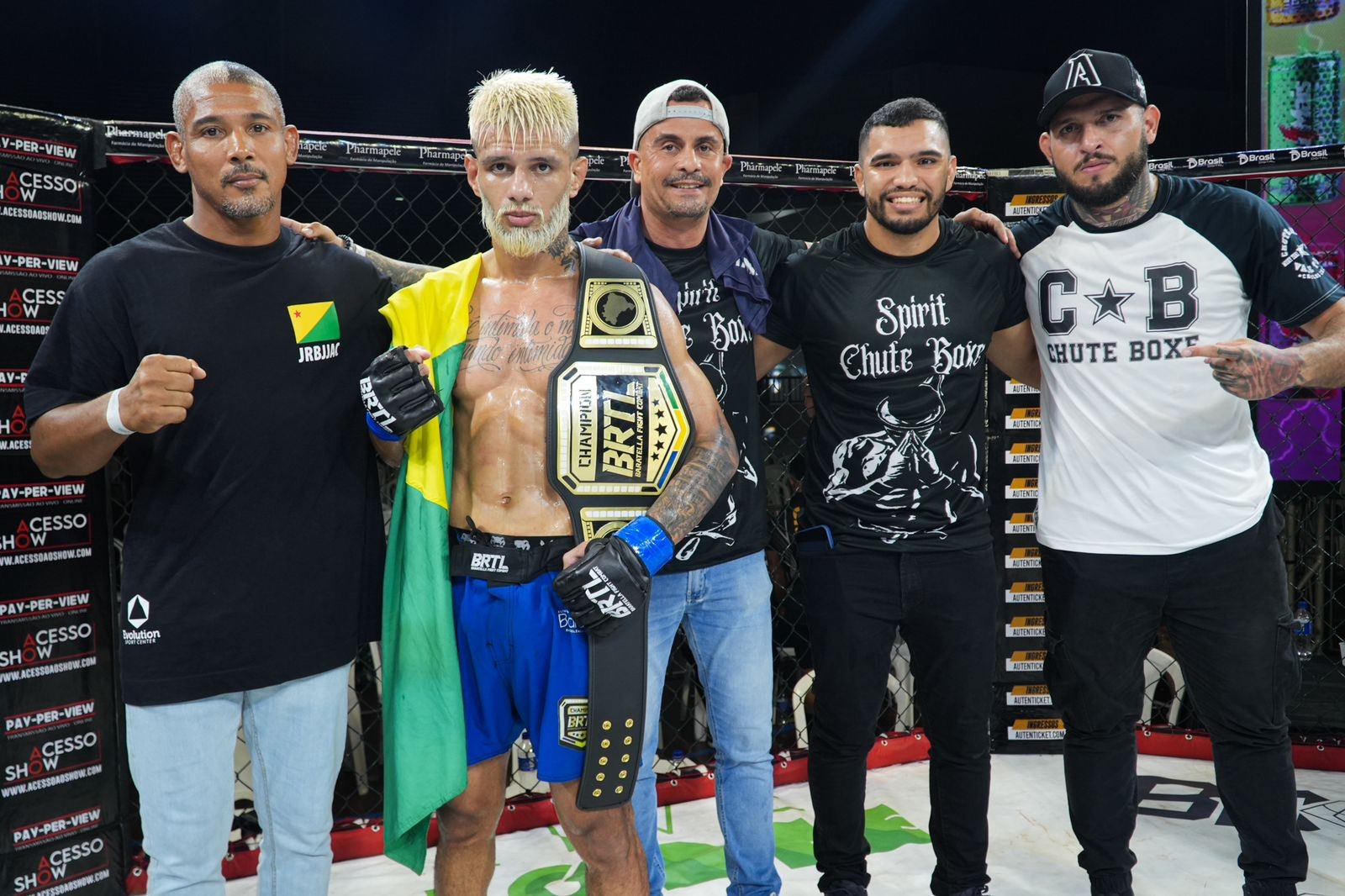 Thomas Bryan finaliza rival no 3º round e fatura cinturão do BRTL Fight ...