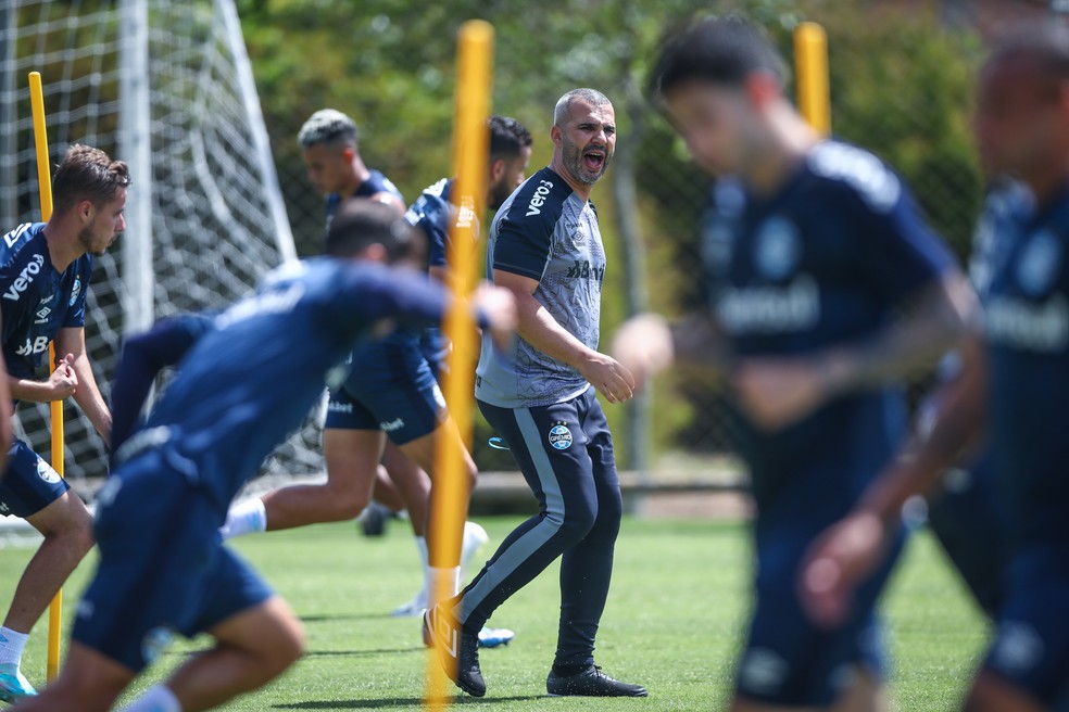 Reverson Pimentel, preparador físico do Grêmio — Foto: Lucas Uebel/Grêmio