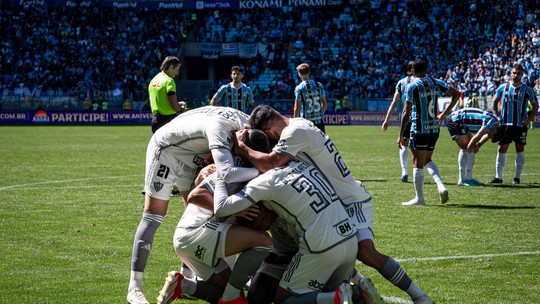 Time do Atlético-MG analisa virada sobre Grêmio e festeja resultado: "Teve a cara do Galo"