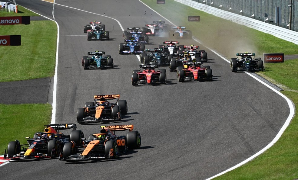 F1: Verstappen mostra força e lidera terceiro treino no Japão