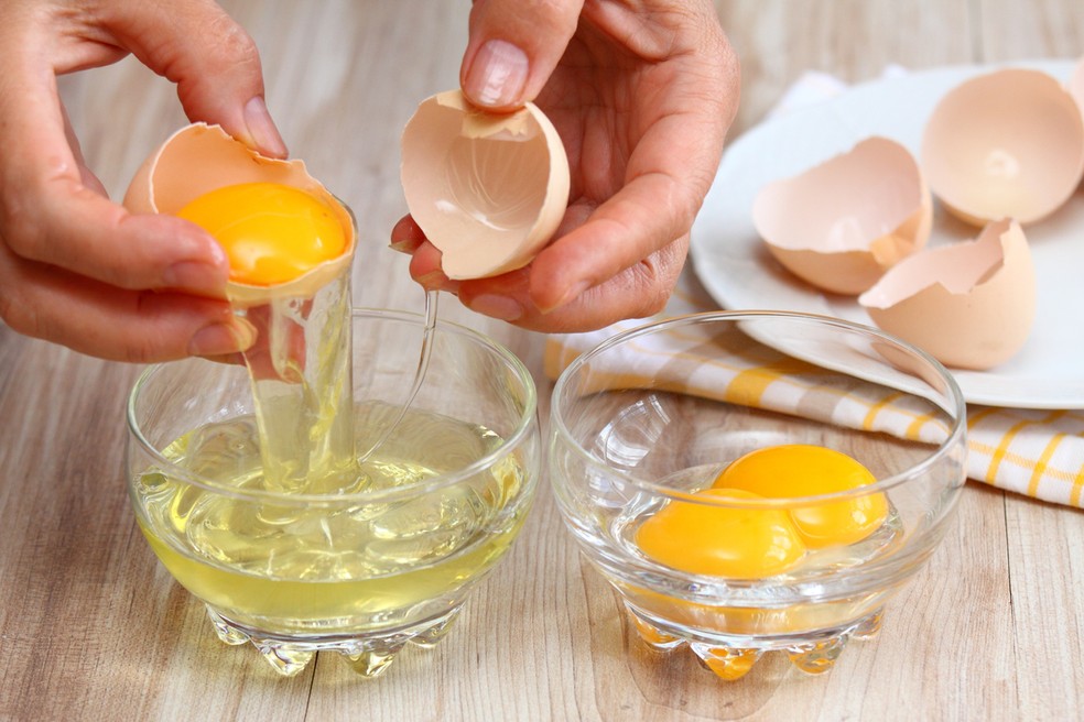 A albumina é uma proteína de alto valor biológico presente na clara do ovo — Foto: Istock Getty Images