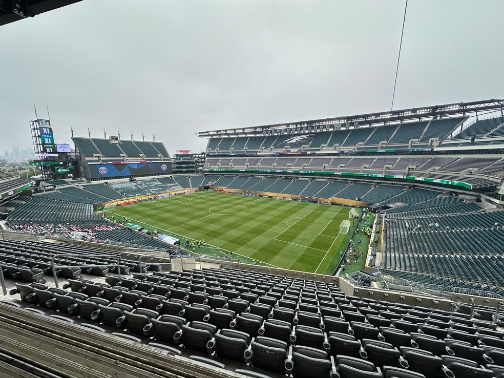 Est�dio Lincoln Financial Field, o Philadelphia Stadium, recebe Brasil x Haiti � Foto: ge