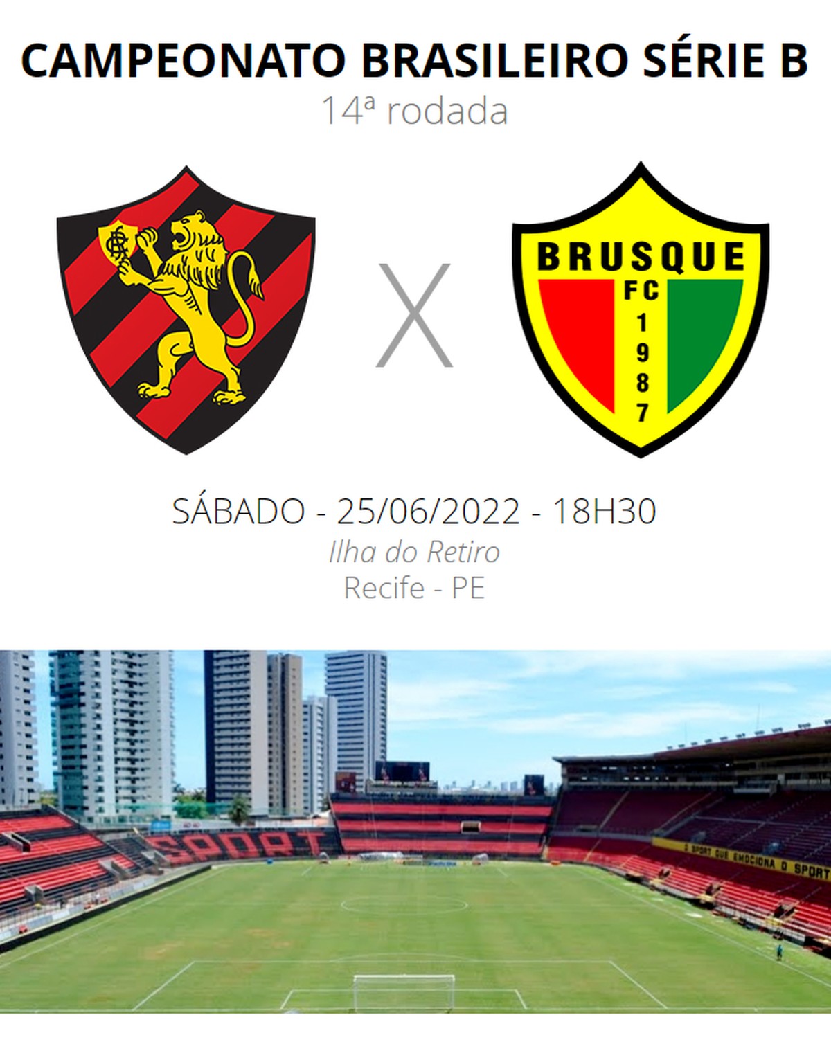 Sport x Brusque: veja onde assistir ao vivo, escalações, desfalques e ...