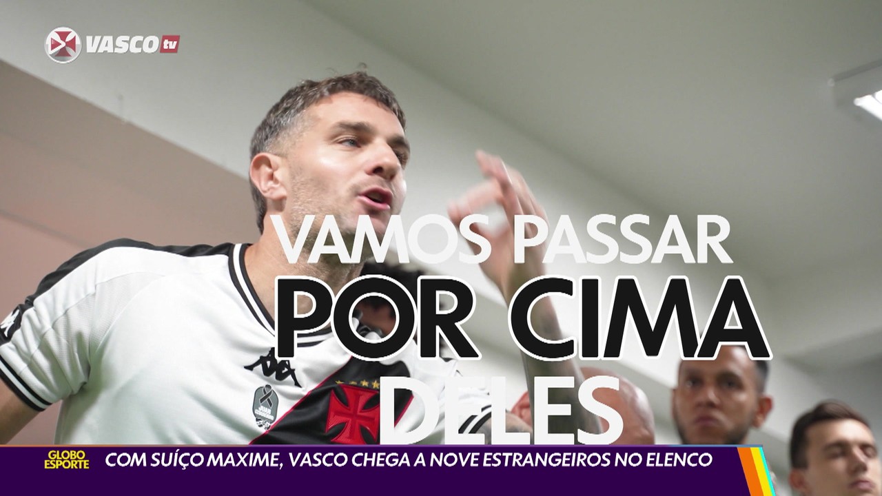 Com suíço Maxime, Vasco chega a nove estrangeiros no elenco