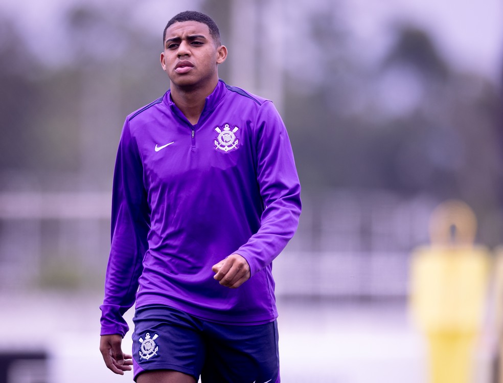 Gui Negão em treino do Corinthians. Foto: Rodrigo Coca/ Ag. Corinthians