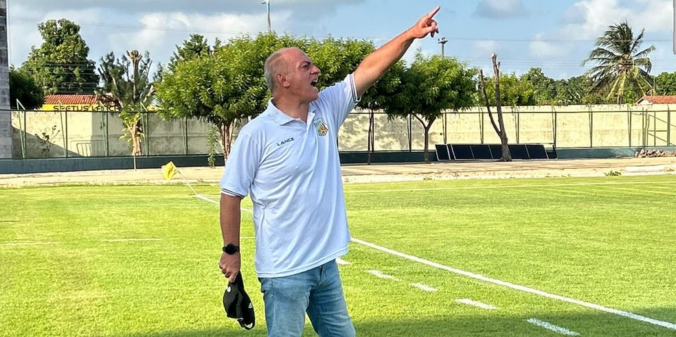 Carlos Rabello retorna ao Rio Grande do Norte para comandar o Baraúnas — Foto: Carlos Guerra Júnior