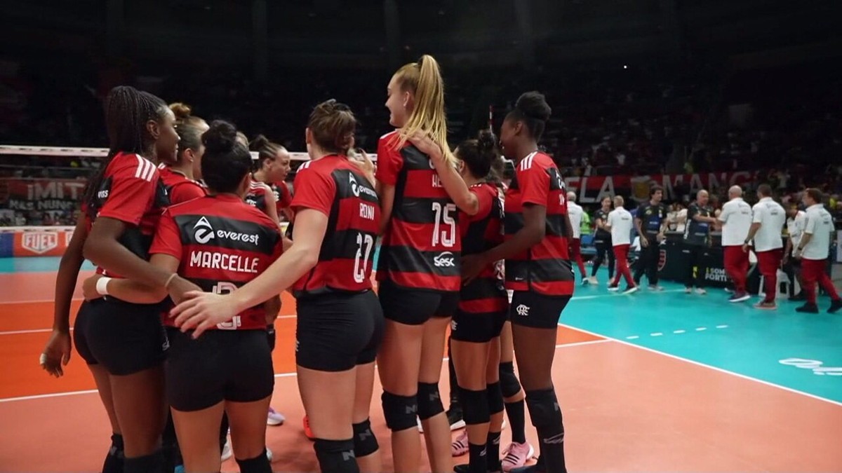 Flamengo volta ao Maracanãzinho e vence Praia Clube pela Superliga
