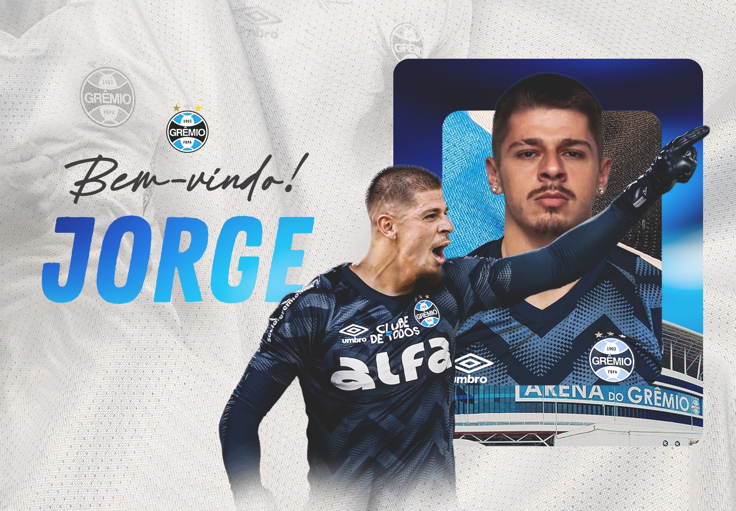 Grêmio fecha contratação do goleiro Jorge; confira duração do contrato