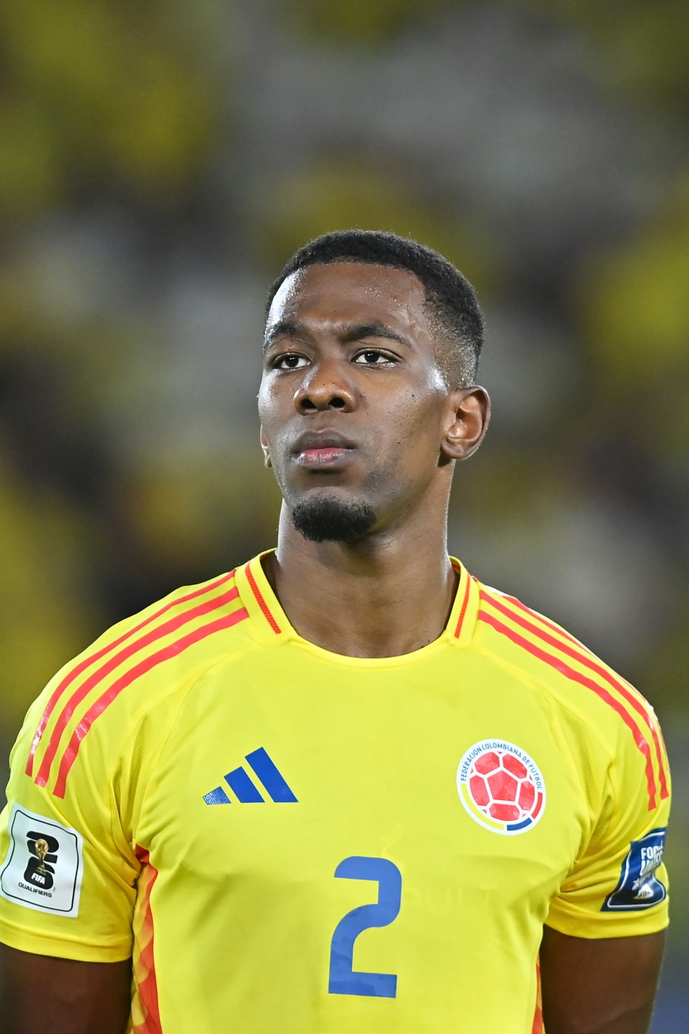 Carlos Cuesta, zagueiro do Colmbia,  alvo do Vasco  Foto: Gabriel Aponte/Getty Images