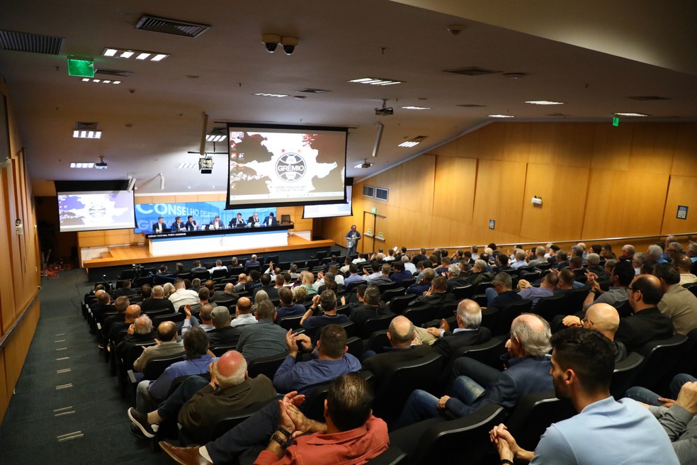 Reunião do Conselho Deliberativa aprova suplementação orçamentária — Foto: Márcio Neves/Grêmio FBPA