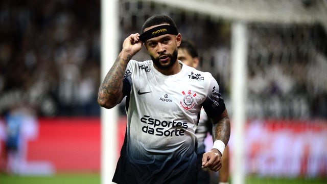 Gol de Memphis Depay em Corinthians x Mirassol