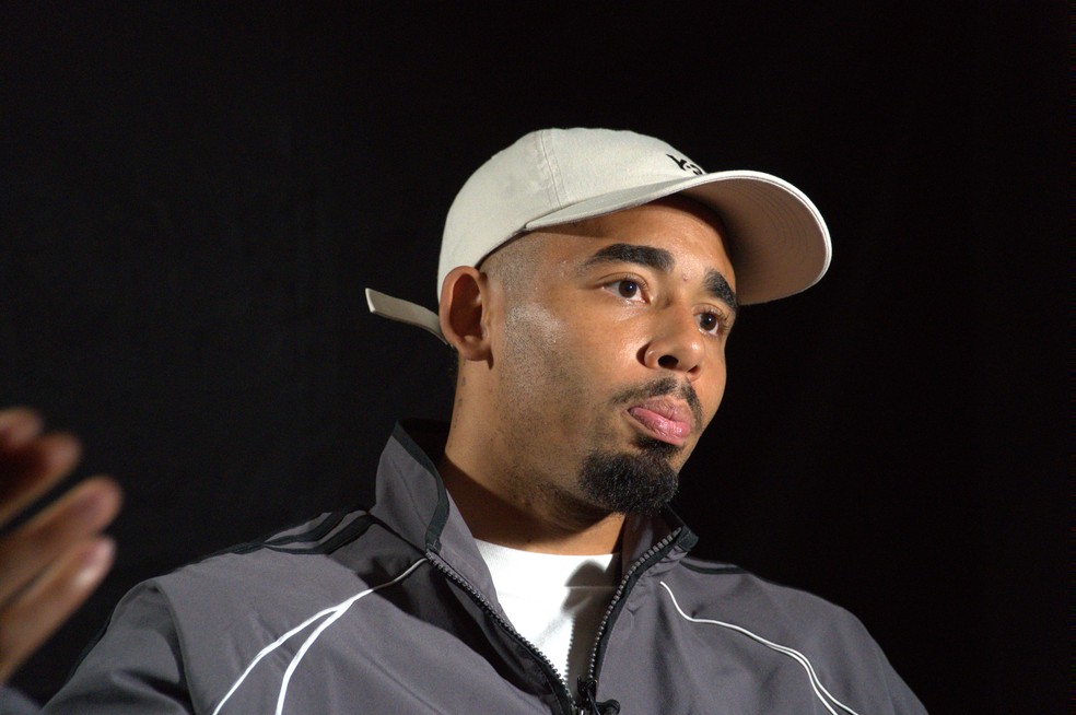 Gabriel Jesus em entrevista ao Abre Aspas, do ge — Foto: Felipe Gonçalves