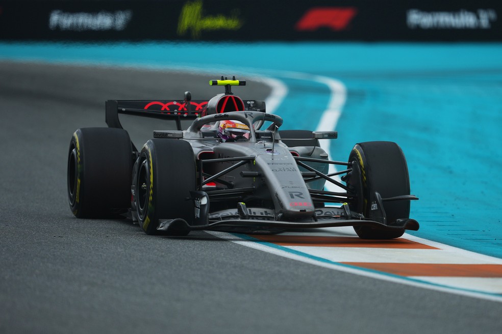 Gabriel Bortoleto no GP de Miami de F1 — Foto: Sona Maleterova/LAT Images