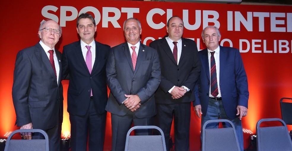 José de Medeiros Pacheco Alexandre Chaves Barcellos Marcelo Medeiros João Patrício Herrmann Humberto César Busnello Inter — Foto: Divulgação, Inter