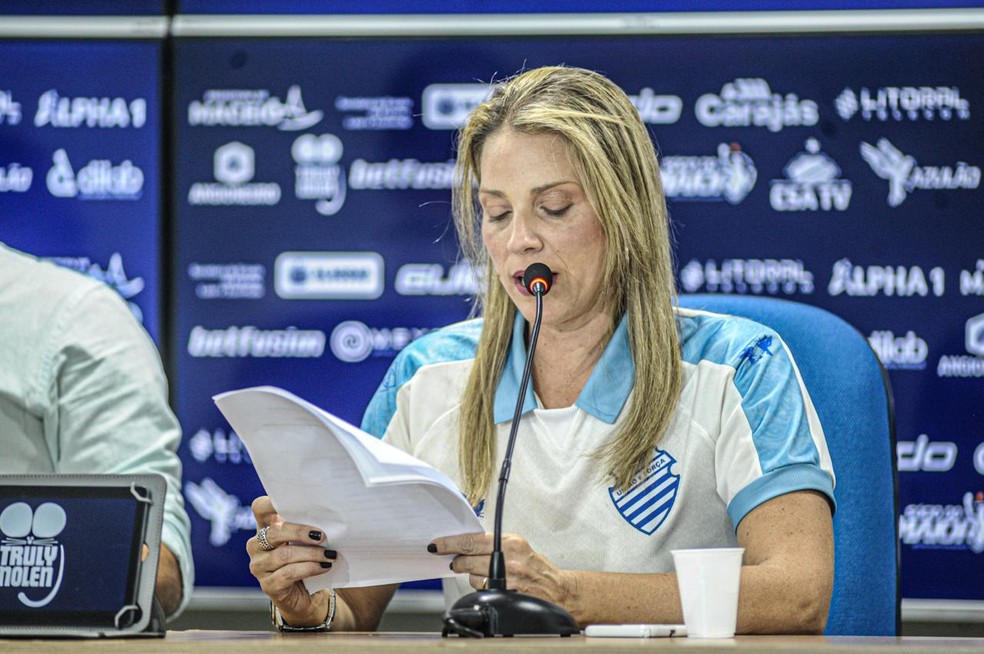 Mirian Monte, presidente do CSA, ainda não se pronunciou sobre a queda  — Foto: Ascom/CSA